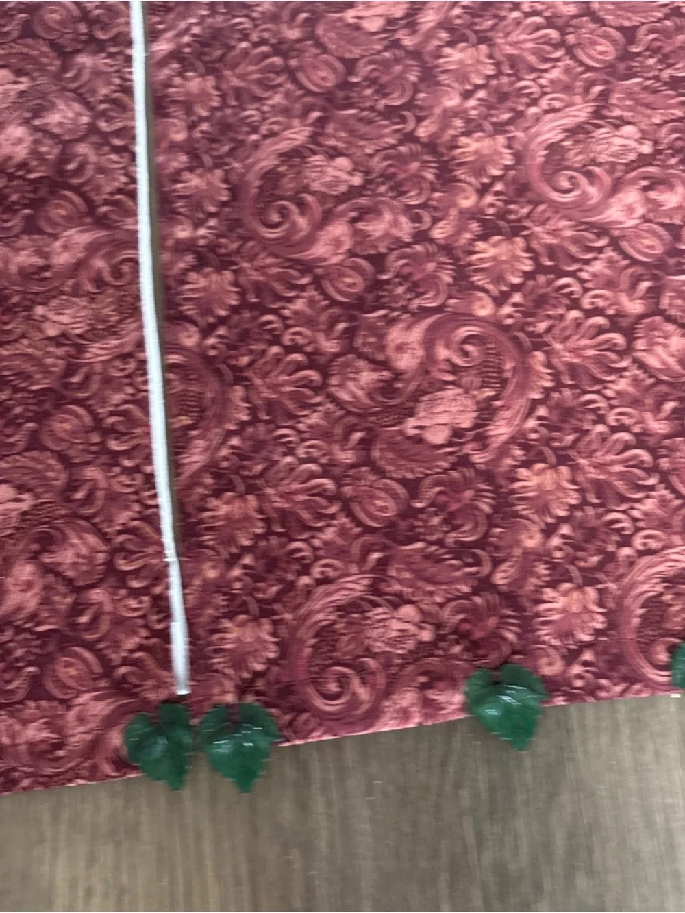 Handmade rich red